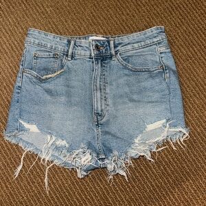 Zara denim shorts size 8